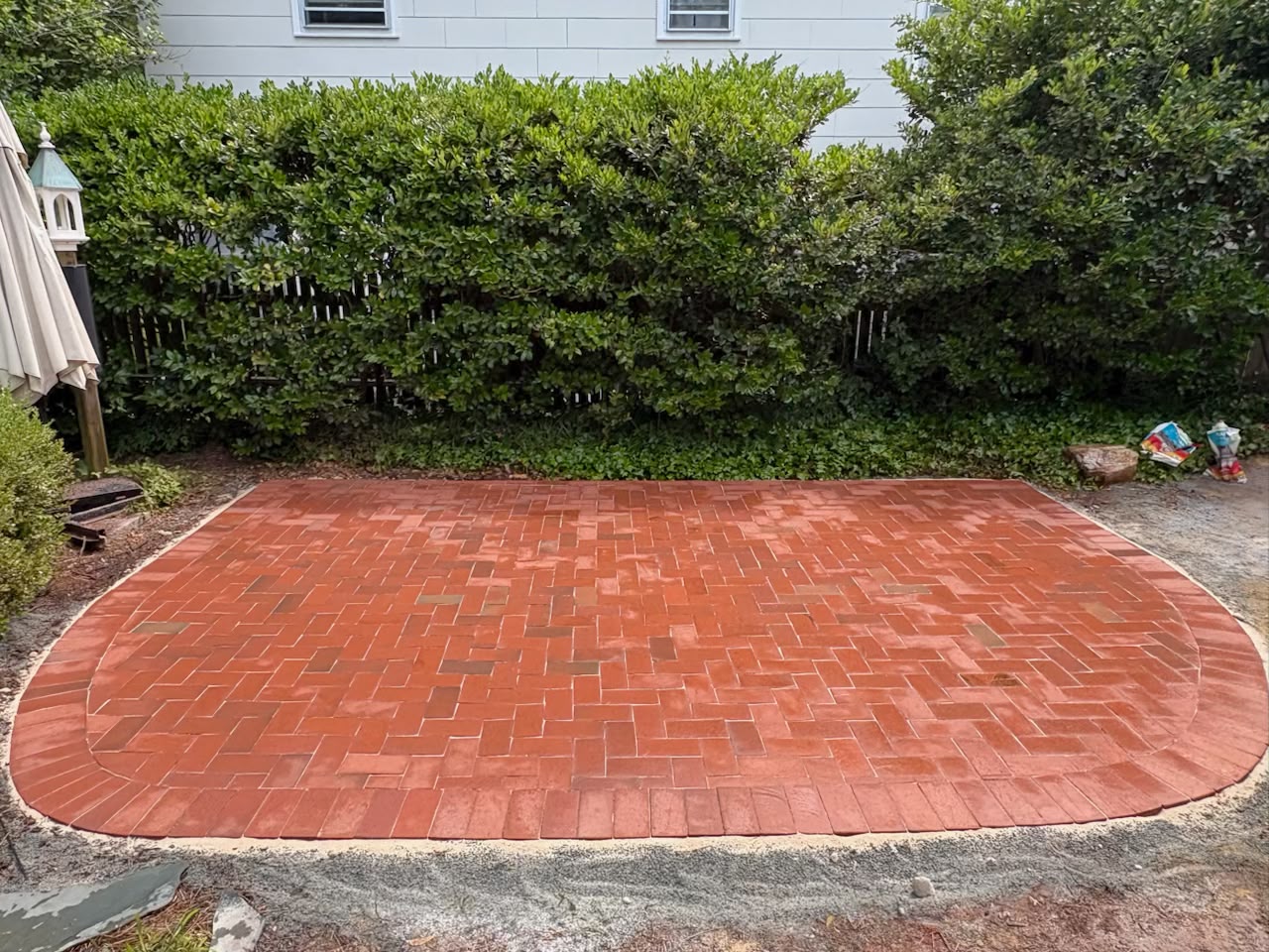 Beautiful Concrete Patio Installation